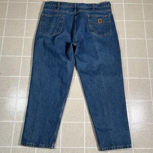 Carhartt B17 DST Relaxed Fit‎ Blue Jeans Men's 42x30 100% Cotton
